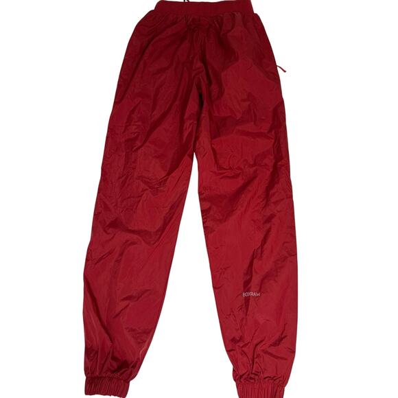 Boxraw sweat pants Sauna Red Elastic Waist pull on Jogger Drawstring Mens Medium - Picture 1 of 9